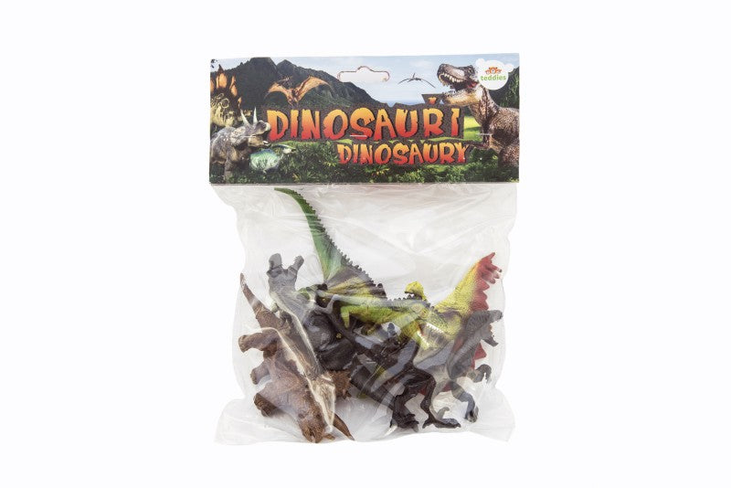 Dinosaurus plast 14 -19 cm 6 ks v sáčku