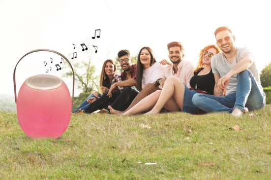 Lexibook přenosný LED svítící reproduktor s rukojetí