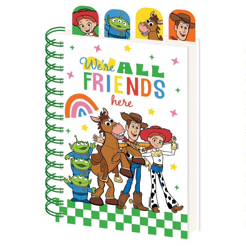 Toy Story kroužkový blok A5 se záložkami DPL10