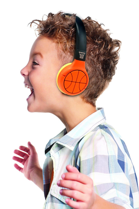 Lexibook 2v1 bluetooth skládací sluchátka Basketbal s limitem hlasitosti