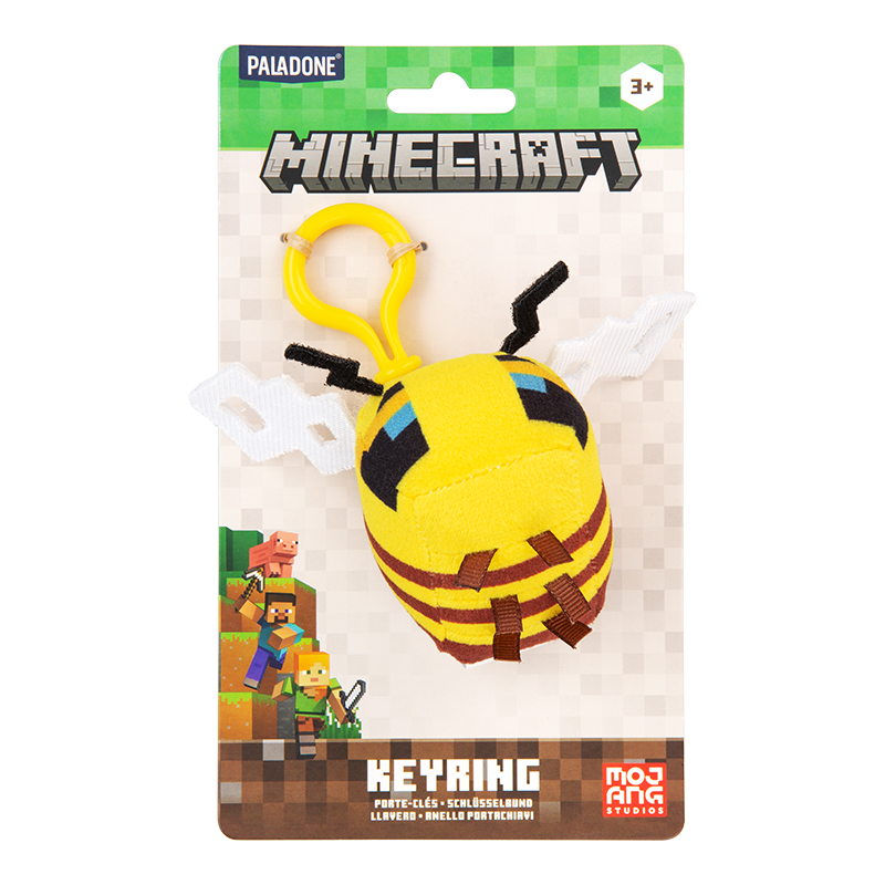 Minecraft klíčenka plyšová včela