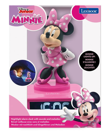 Lexibook budík Minnie se svítící figurkou