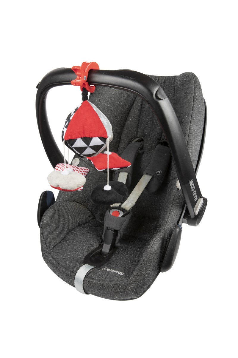 Canpol babies Kontrastní závěsná hračka s klipem Sensory