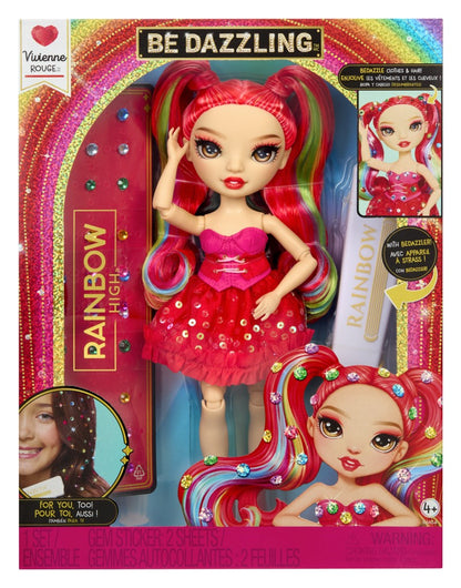 Rainbow High Be Dazzling Fashion panenka - Vivienne Rouge červená