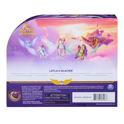 Unicorn academy kouzelná křídla Glacier & Layla 11cm