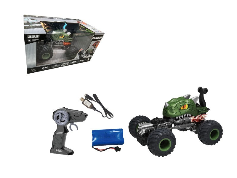 RC kaskadérské auto zelené 1:16
