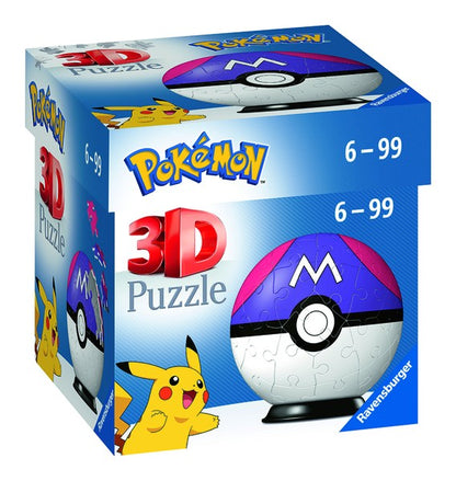 Puzzle-Ball 3D Pokémon: Master Ball 54 dílků