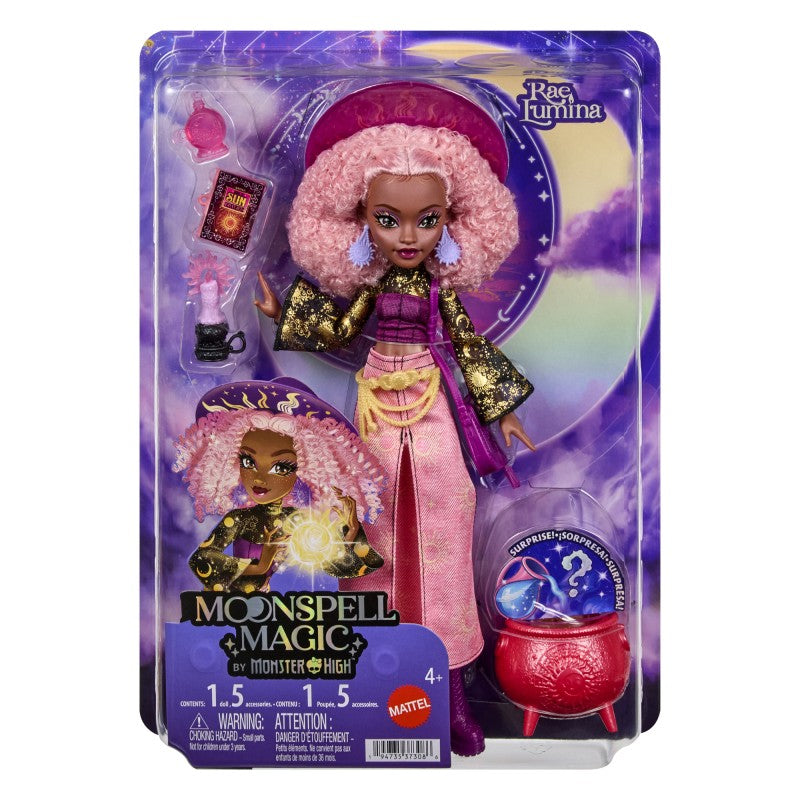 Monster High Moonspell magic Rae Lumina čarodějka panenka