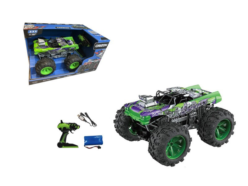 RC 1:12 auto 2.4G Patfoot zelené