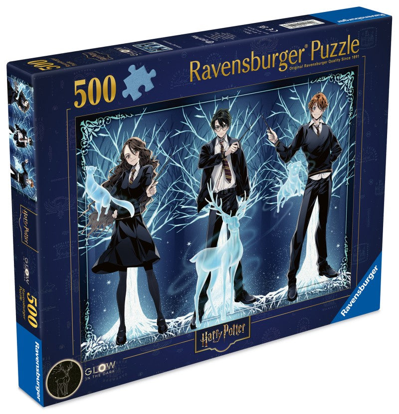 Puzzle 2D Harry Potter: Svítící Patron 500 dílků