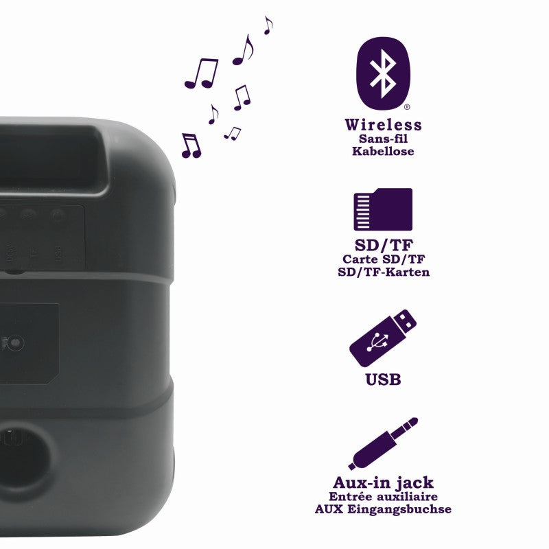 Lexibook bezdrátový Bluetooth reproduktor iParty s mikrofonem