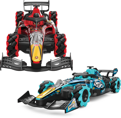 R/C Driftovací formule F1 1:10 s efektem kouře modrá