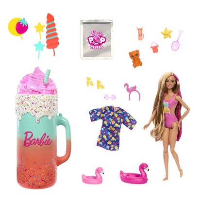 Barbie pop reveal Barbie deluxe šťavnaté ovoce - tropické smoothie