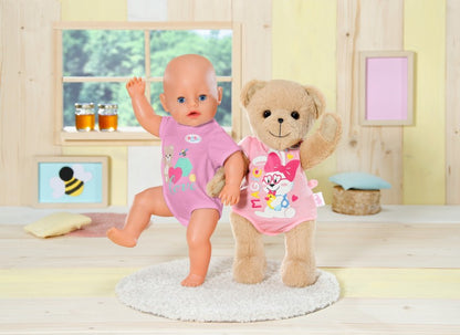 Medvídek BABY born, růžové oblečení