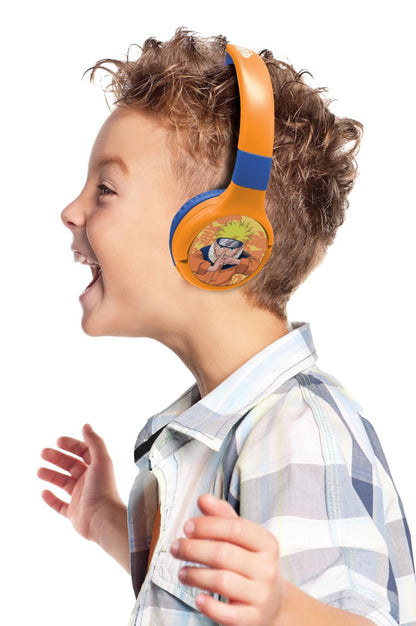 Lexibook 2v1 bluetooth skládací sluchátka Naruto s limitem hlasitosti