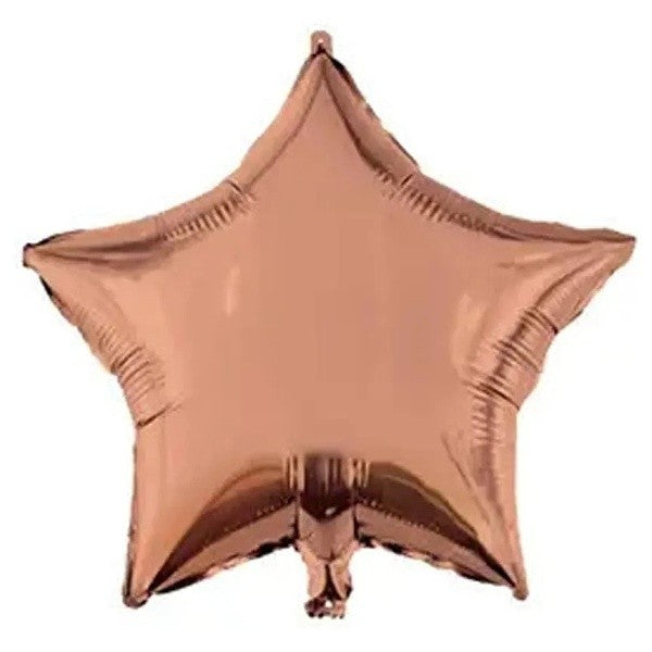 Balónek foliový hvězda unicolours 46 cm
