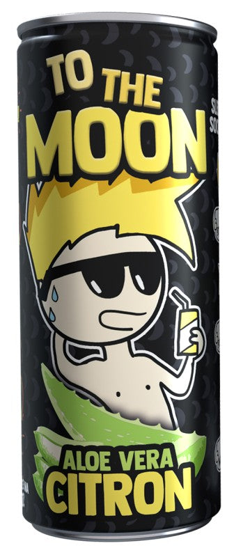 Mr. Moon ovocný nealkoholický nápoj s Aloe Vera a Citrón - 0,25l