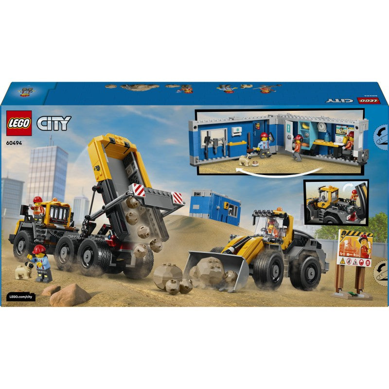 LEGO® City 60494 Sklápěč a čelní nakladač