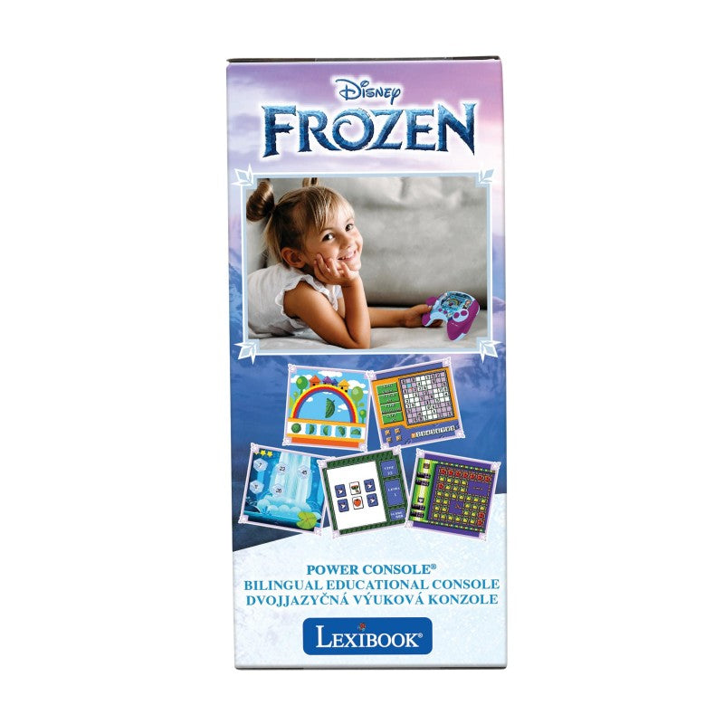 Lexibook česko-anglická vzdělávací herní konzole Frozen 100 aktivit