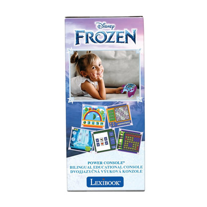 Lexibook česko-anglická vzdělávací herní konzole Frozen 100 aktivit
