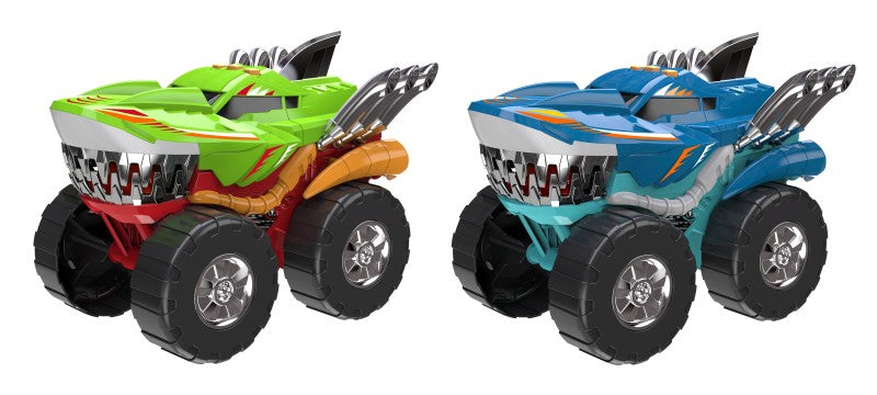 Teamsterz žraločí auto zelené