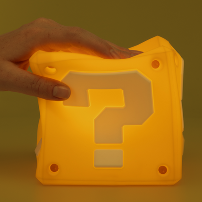 Super Mario světlo SquishyGlo Question blok