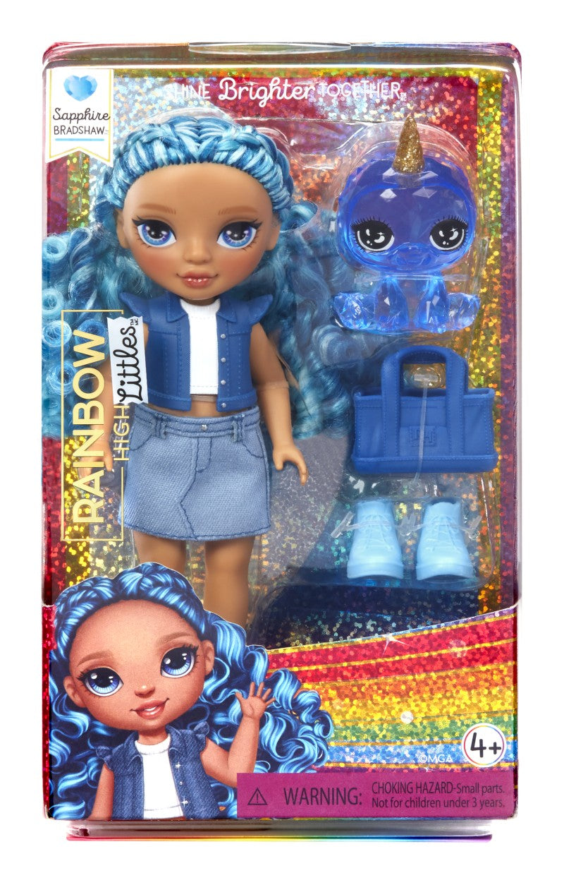 Rainbow High Malá sestřička, 5 druhů, PDQ Sapphire Bradshaw