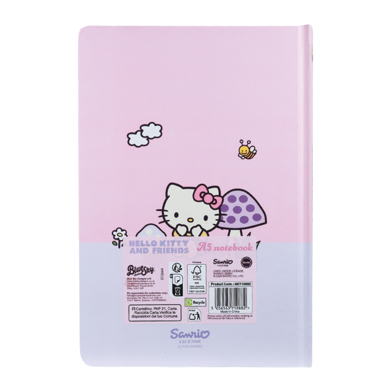 Hello Kitty a přátelé blok A5 - Mushroom DPL6
