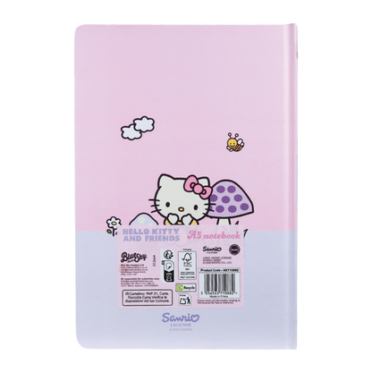 Hello Kitty a přátelé blok A5 - Mushroom DPL6