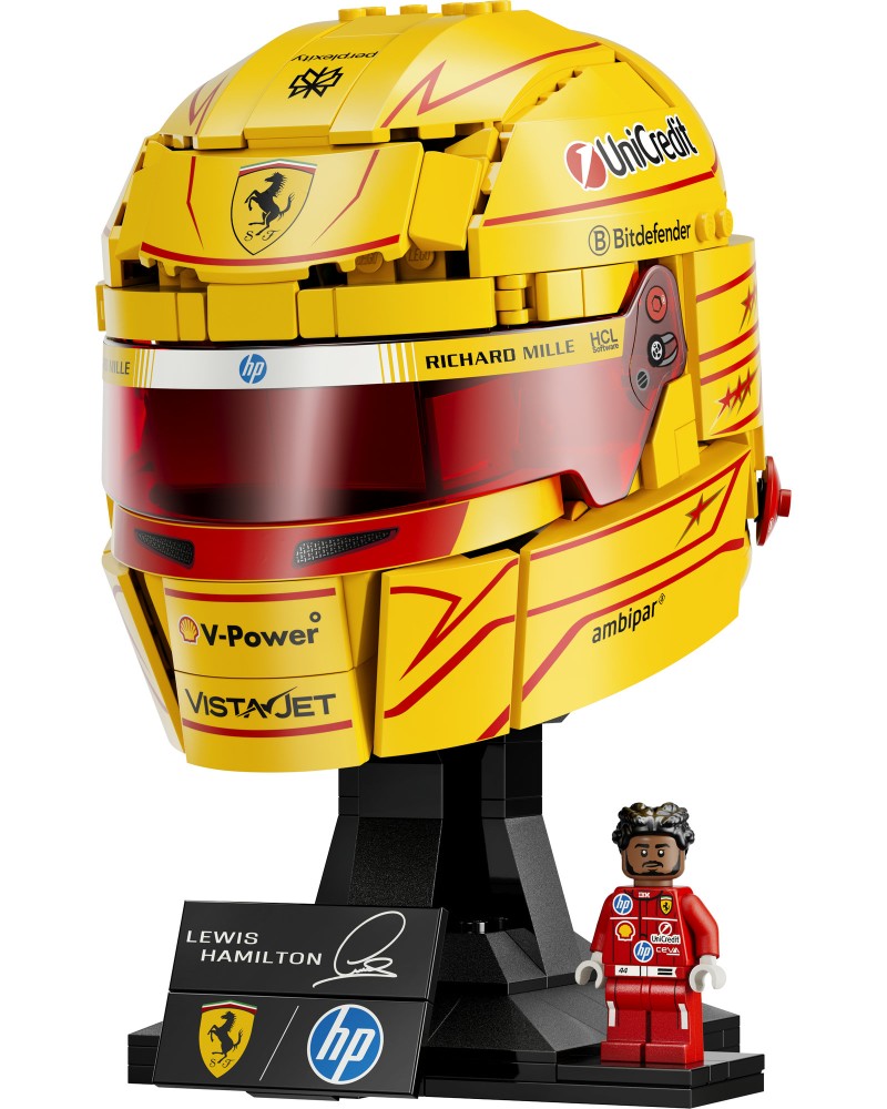 LEGO® Editions 43022 Helma Lewis Hamilton ze Scuderia Ferrari HP