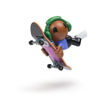 Tech Deck sk8 crew fingerboard s figurkou žlutá čepice