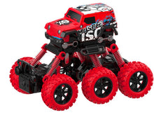 Auto Graffiti Crawler 6WD 1:43 na zpětný chod červené