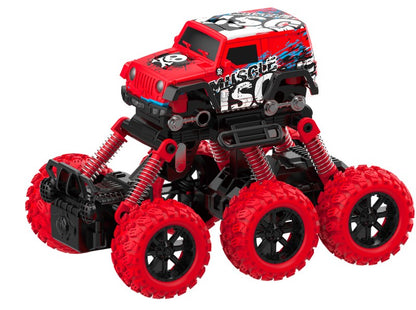 Auto Graffiti Crawler 6WD 1:43 na zpětný chod červené