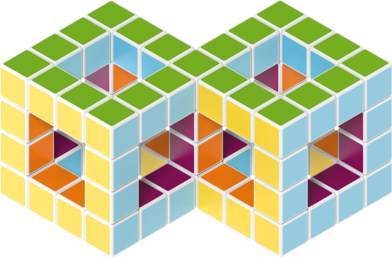 Geomag Magicube Art 64 dílků