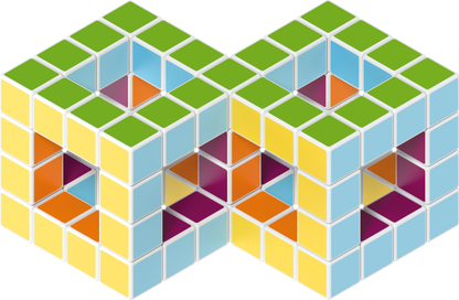 Geomag Magicube Art 64 dílků