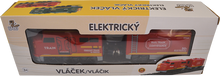 BABU vláčky - Elektrický vláček červený - set 2 ks