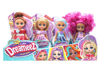 Dreameez mini princezna v kornoutku hnědé vlásky