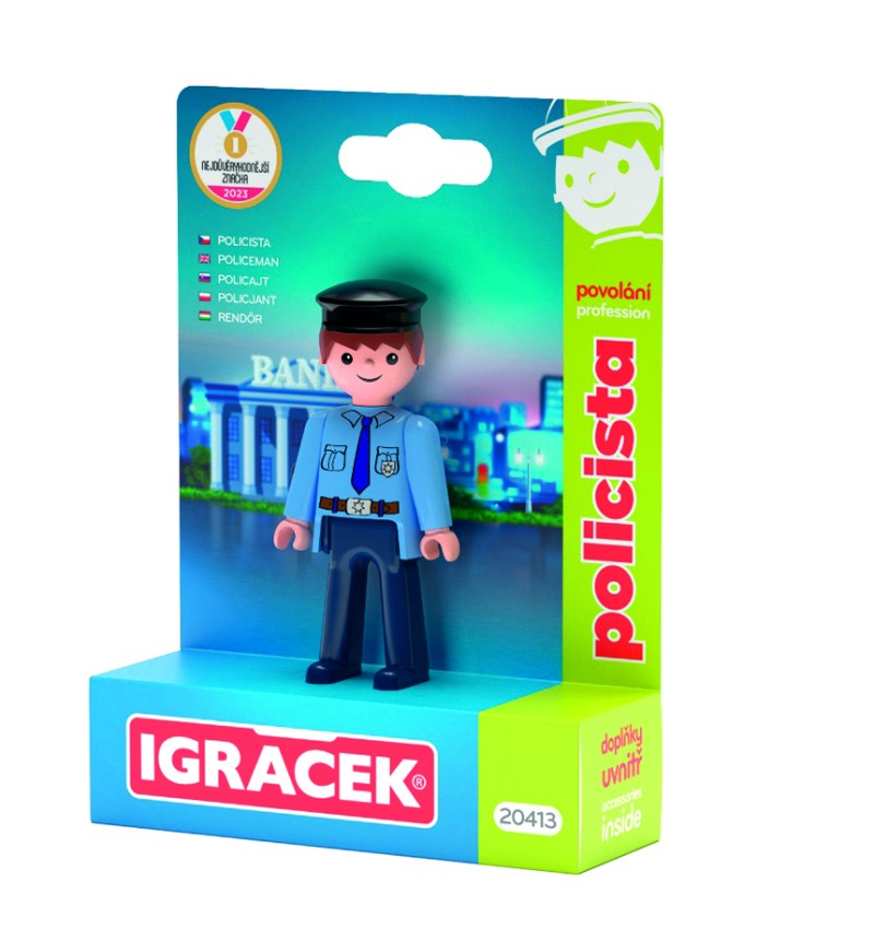 Igráček Policista - figurka s příslušenstvím