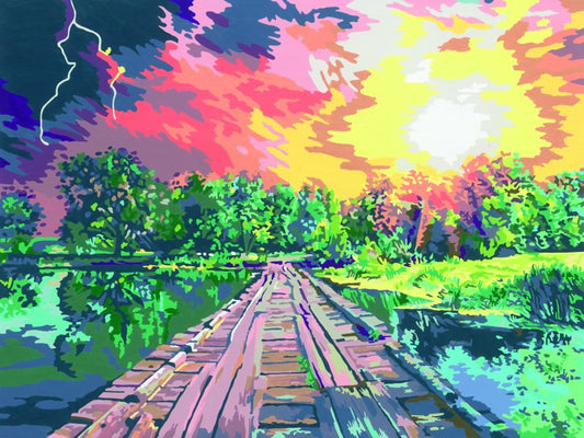 Malování podle čísel CreArt Mystické nebe