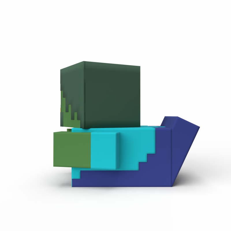 Tubbz kachnička Minecraft Zombie