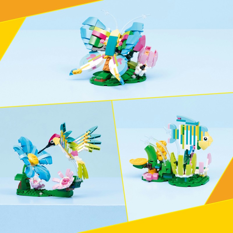 LEGO® 31384 Creator 3v1 Divoká zvířata: Barevný kolibřík