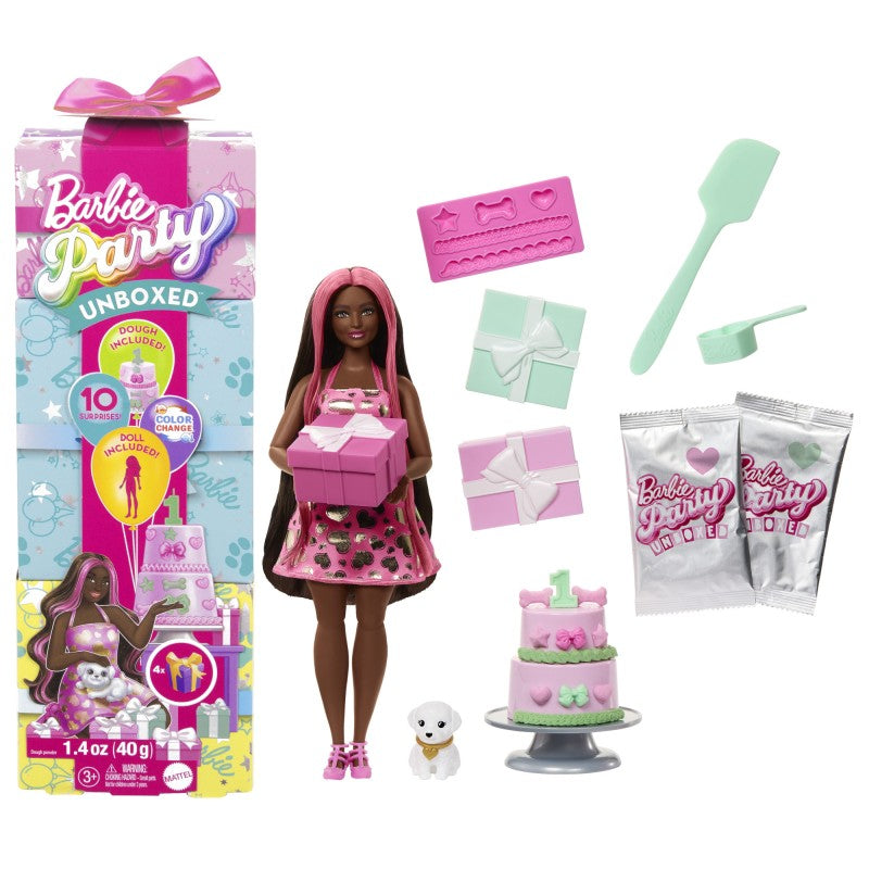 Barbie party reveal Barbie