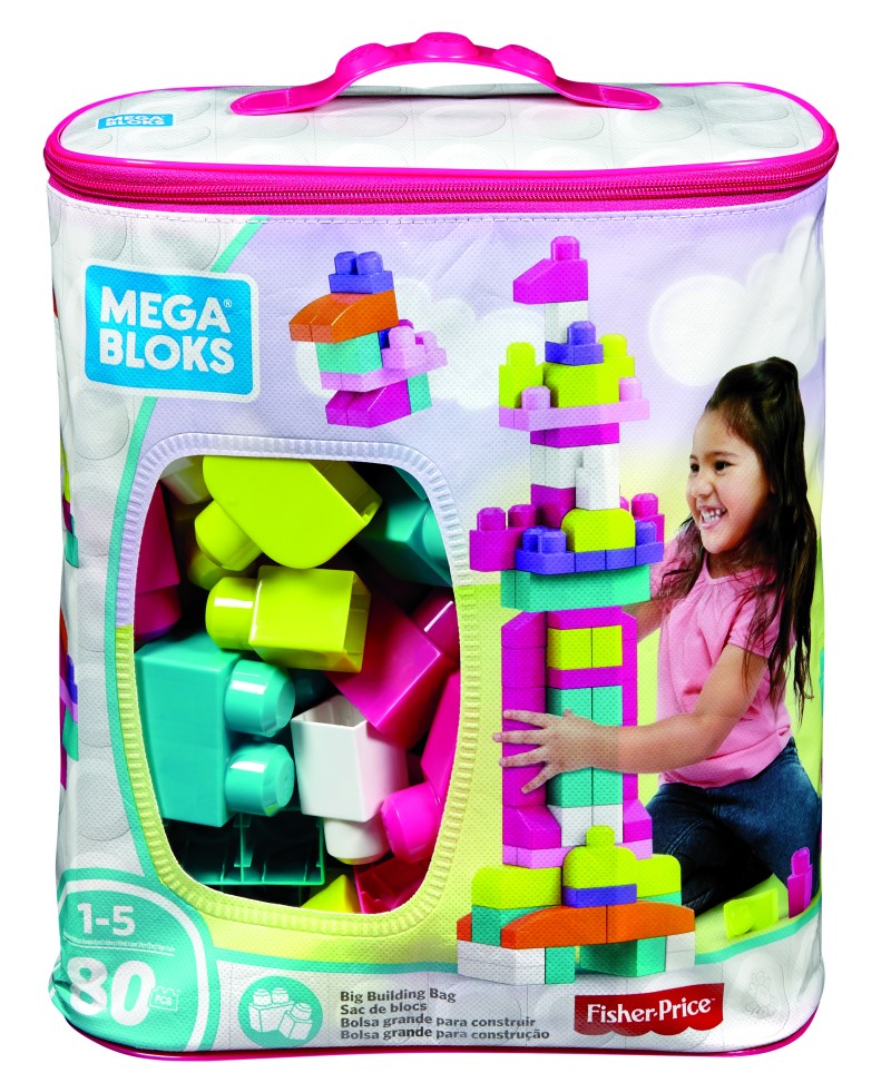 Mega Bloks FB pytel kostek (80) pro děvčata