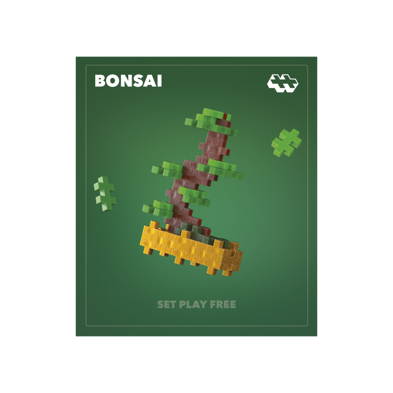 Plus-Plus Kytky Zelená bonsaj