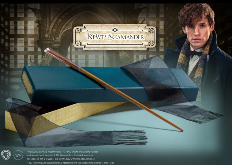 Fantastická zvířata hůlka Ollivander's edition - Mlok Scamander
