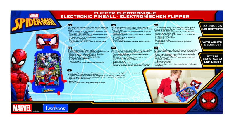 Lexibook elektronický stolní pinball Spiderman