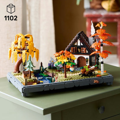 LEGO® Icons 11372 Chata a podzimní zahrada