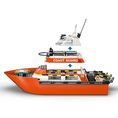 LEGO® 60504 City Záchranný člun pobřežní hlídky a vrtulník