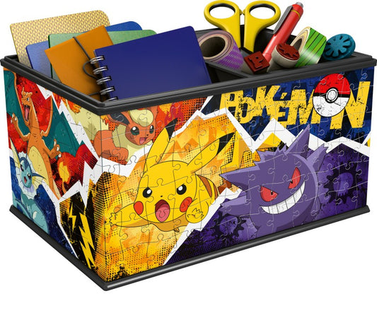 Puzzle 3D Úložná krabice Pokémon 216 dílků