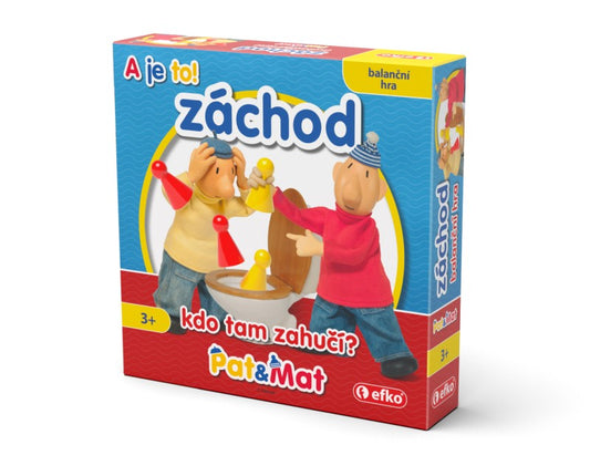 Pat a Mat záchod - balanční rodinná hra